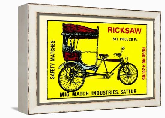 Rickshaw-null-Framed Stretched Canvas