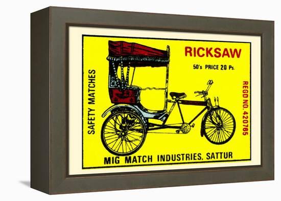 Rickshaw-null-Framed Stretched Canvas