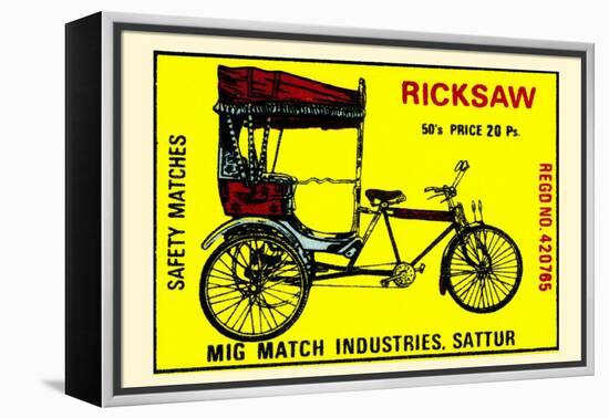 Rickshaw-null-Framed Stretched Canvas