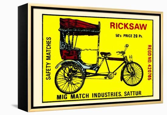 Rickshaw-null-Framed Stretched Canvas