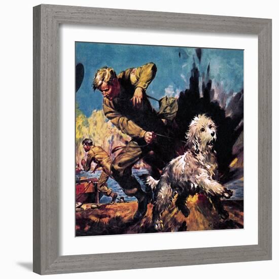 Ricky, Dog-O'-War-McConnell-Framed Giclee Print