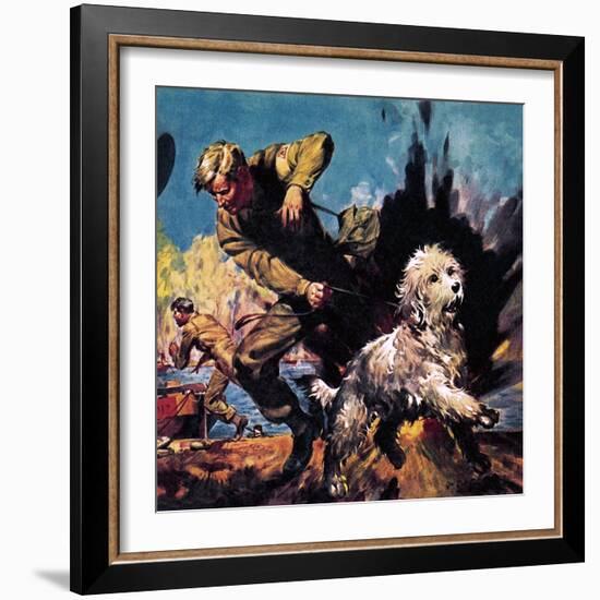 Ricky, Dog-O'-War-McConnell-Framed Giclee Print