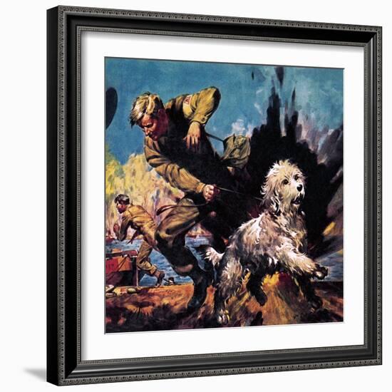 Ricky, Dog-O'-War-McConnell-Framed Giclee Print