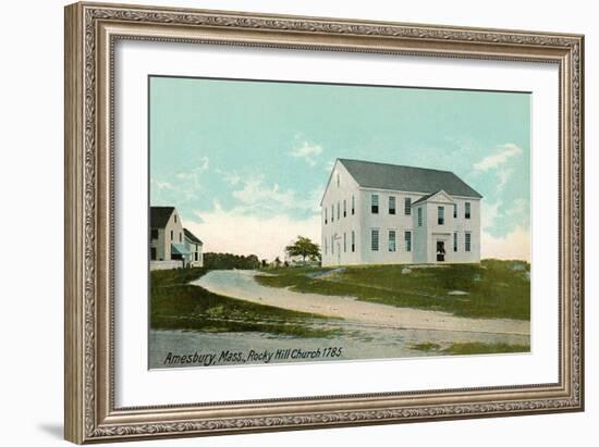 Ricky Hill Church, Amesbury-null-Framed Art Print