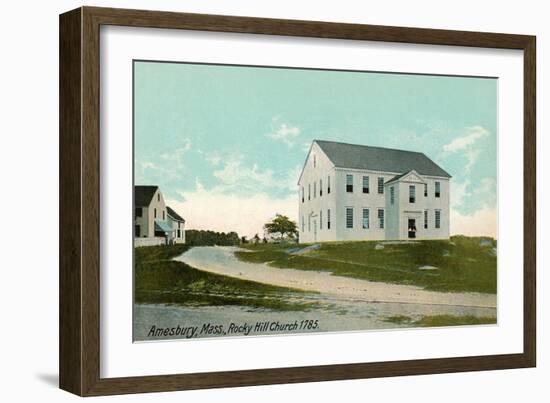 Ricky Hill Church, Amesbury-null-Framed Art Print