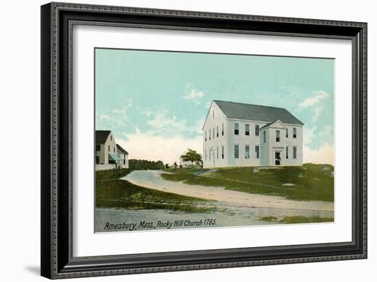 Ricky Hill Church, Amesbury-null-Framed Art Print