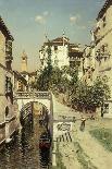 A Venetian Canal Scene-Rico y Ortega Martin-Mounted Giclee Print