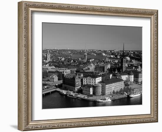 Riddarholmen, Stockholm, Sweden-Walter Bibikow-Framed Photographic Print