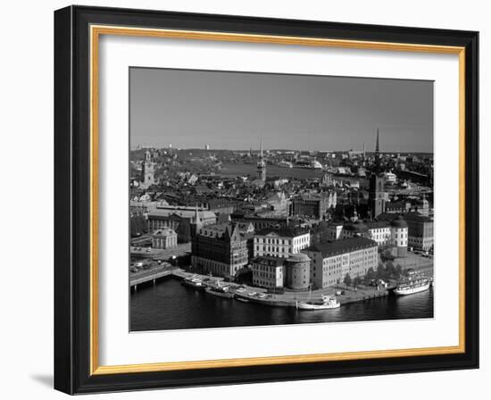 Riddarholmen, Stockholm, Sweden-Walter Bibikow-Framed Photographic Print