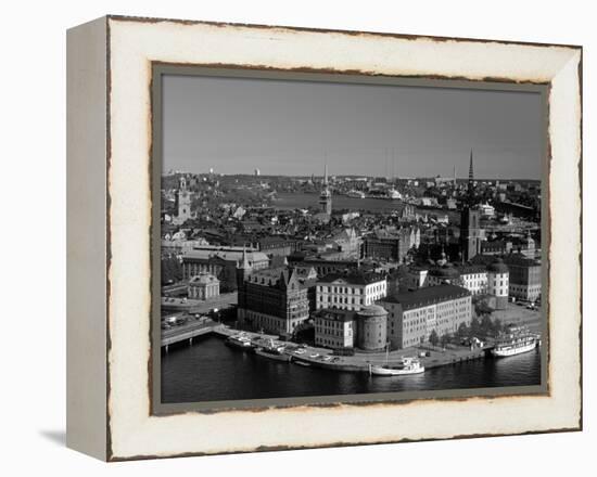 Riddarholmen, Stockholm, Sweden-Walter Bibikow-Framed Premier Image Canvas