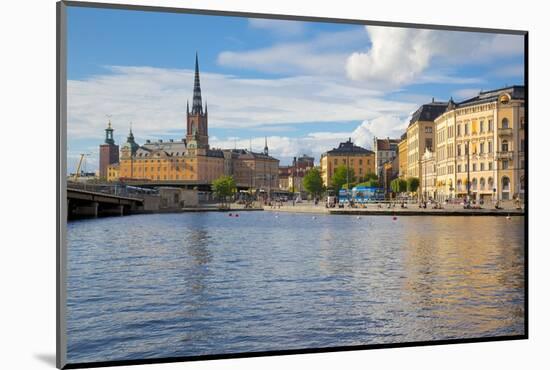 Riddarholmen with Spire of Riddarholmskyrkan (Riddarholmen Church), Stockholm, Sweden-Frank Fell-Mounted Photographic Print