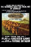 Play the Greater Game-Johnson, Riddle & Co-Mounted Art Print