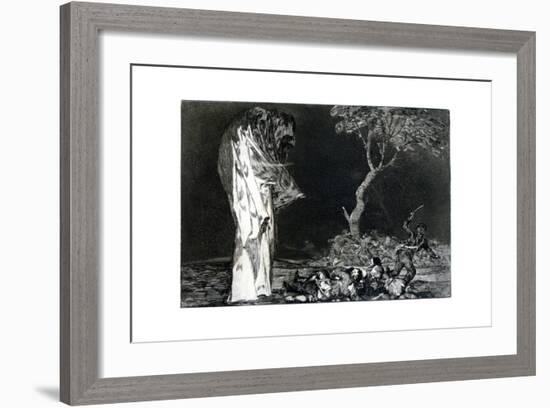 Riddle of Fear, 1819-1823-Francisco de Goya-Framed Giclee Print