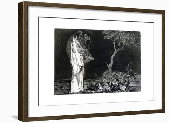 Riddle of Fear, 1819-1823-Francisco de Goya-Framed Giclee Print