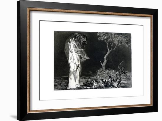 Riddle of Fear, 1819-1823-Francisco de Goya-Framed Giclee Print