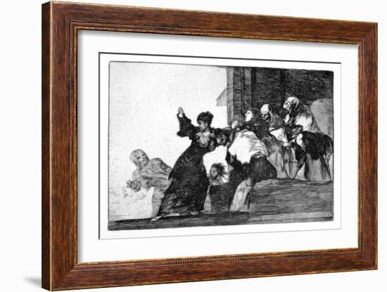 Riddle of the Poor, 1819-1823-Francisco de Goya-Framed Giclee Print