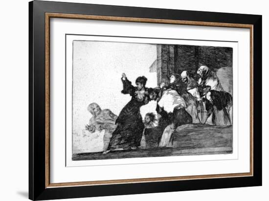 Riddle of the Poor, 1819-1823-Francisco de Goya-Framed Giclee Print