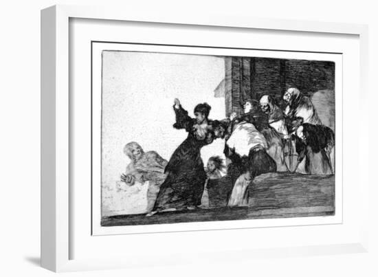 Riddle of the Poor, 1819-1823-Francisco de Goya-Framed Giclee Print