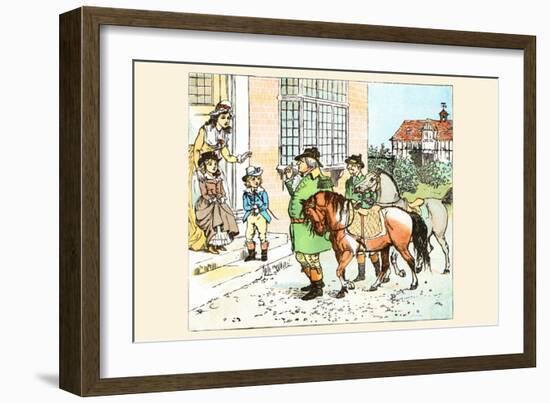 Ride a Cock-Horse to Banbury Cross-Randolph Caldecott-Framed Art Print
