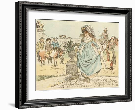 Ride a Cock Horse to Banbury Cross-Randolph Caldecott-Framed Giclee Print