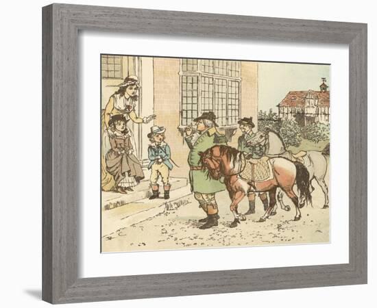 Ride a Cock Horse to Banbury Cross-Randolph Caldecott-Framed Giclee Print