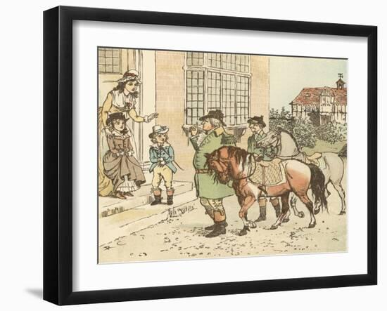 Ride a Cock Horse to Banbury Cross-Randolph Caldecott-Framed Giclee Print