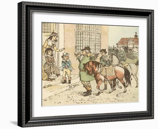 Ride a Cock Horse to Banbury Cross-Randolph Caldecott-Framed Giclee Print