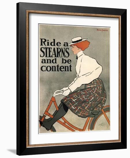 Ride a Stearns, 1896-Edward Penfield-Framed Giclee Print