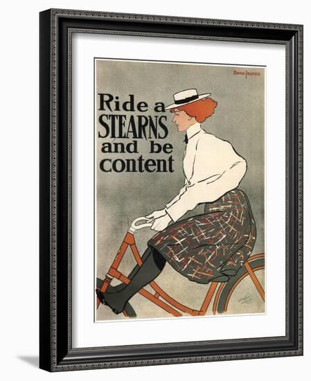 Ride a Stearns, 1896-Edward Penfield-Framed Giclee Print