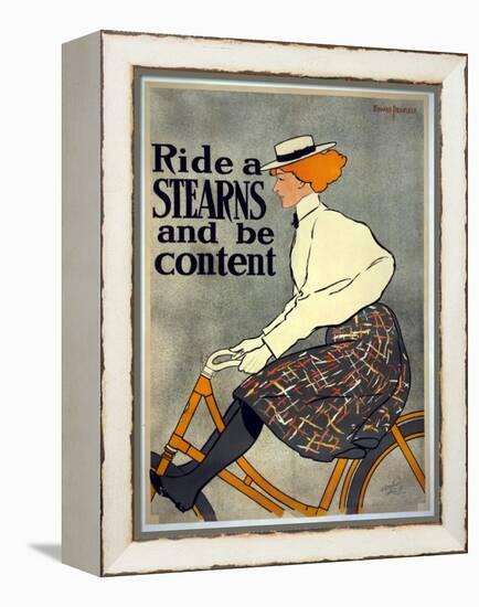 Ride a Stearns and Be Content, C.1896-Edward Penfield-Framed Premier Image Canvas