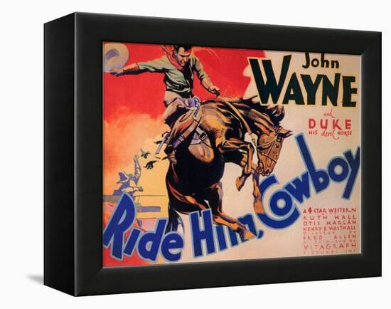 Ride Him Cowboy, 1932-null-Framed Stretched Canvas