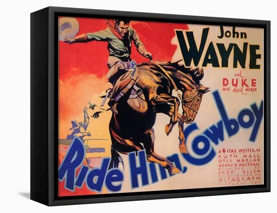 Ride Him Cowboy, 1932-null-Framed Stretched Canvas