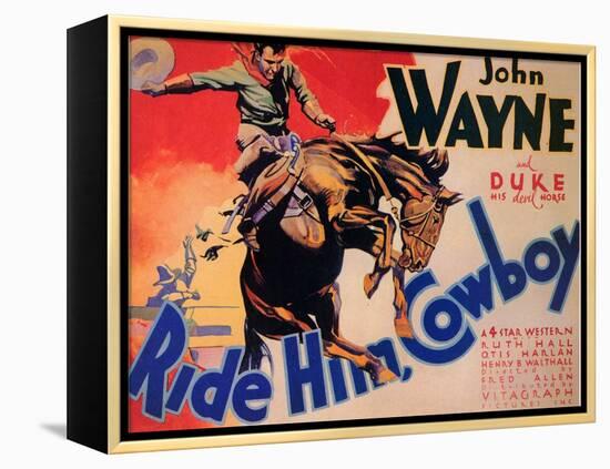 Ride Him Cowboy, 1932-null-Framed Stretched Canvas