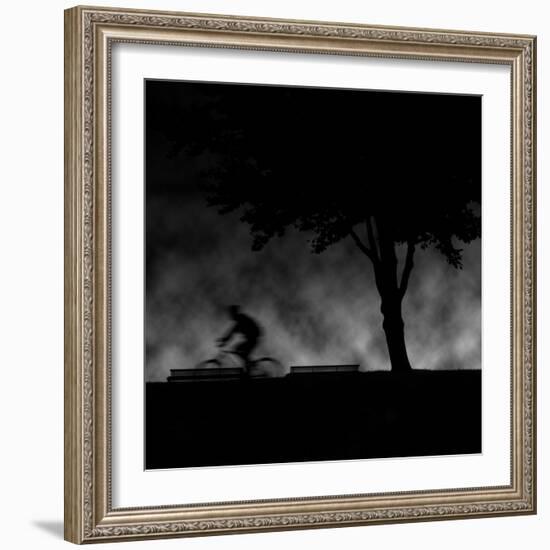 Ride into Night-Sharon Wish-Framed Photographic Print