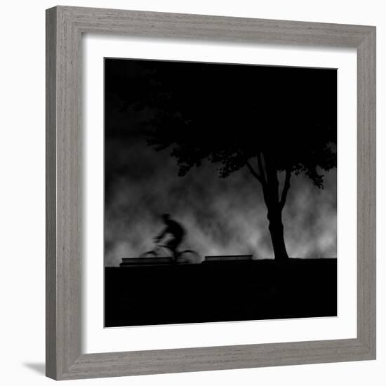 Ride into Night-Sharon Wish-Framed Photographic Print