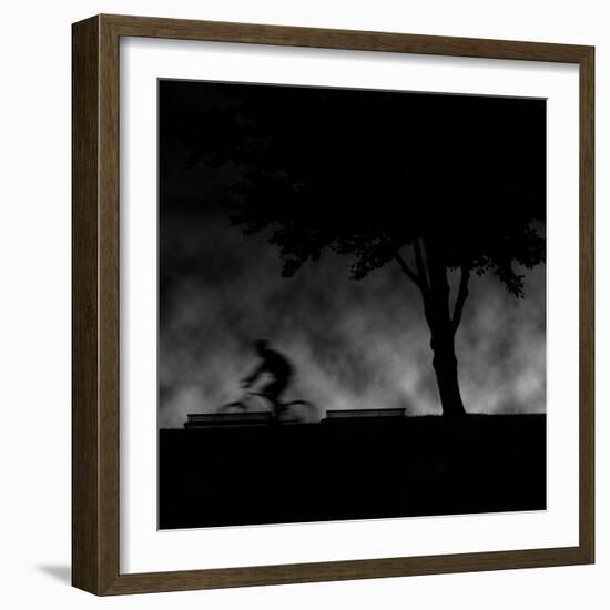 Ride into Night-Sharon Wish-Framed Photographic Print