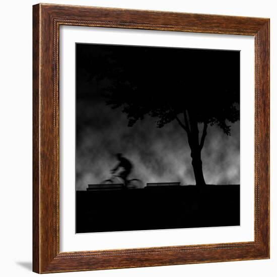 Ride into Night-Sharon Wish-Framed Photographic Print