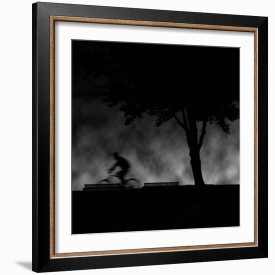 Ride into Night-Sharon Wish-Framed Photographic Print
