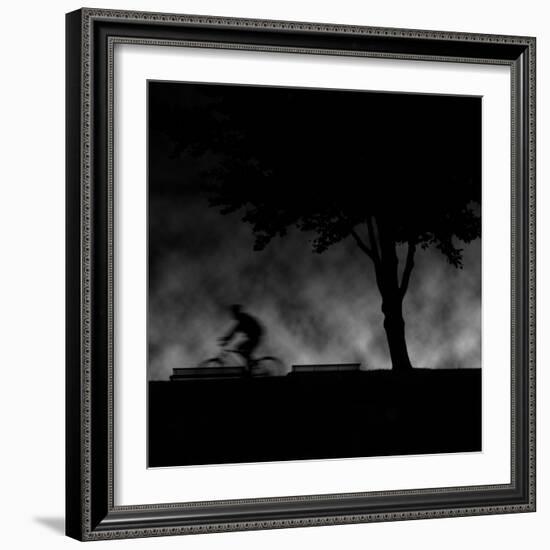 Ride into Night-Sharon Wish-Framed Photographic Print