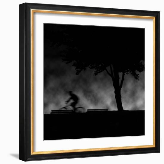 Ride into Night-Sharon Wish-Framed Photographic Print