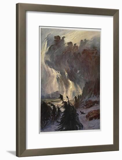 Ride of the Valkyries, 1906-Hermann Hendrich-Framed Giclee Print