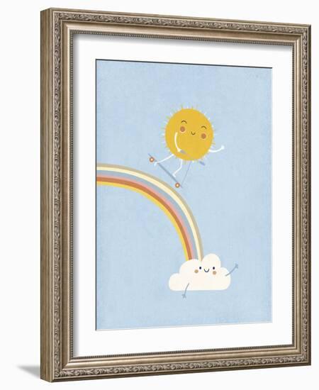 Ride The Rainbow-Clara Wells-Framed Giclee Print