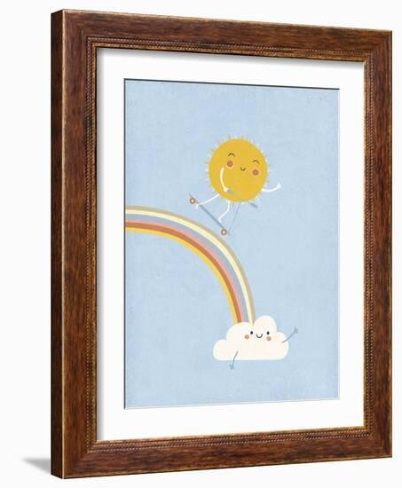 Ride The Rainbow-Clara Wells-Framed Giclee Print