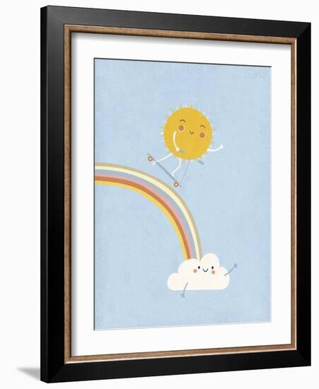 Ride The Rainbow-Clara Wells-Framed Giclee Print