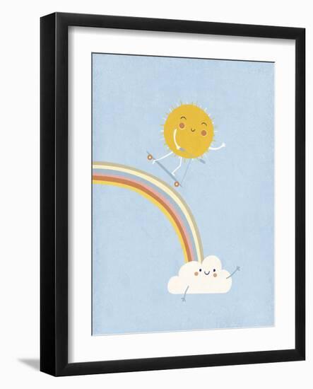 Ride The Rainbow-Clara Wells-Framed Giclee Print