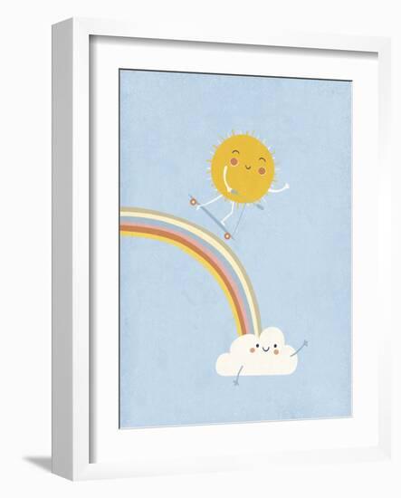 Ride The Rainbow-Clara Wells-Framed Giclee Print