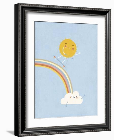 Ride The Rainbow-Clara Wells-Framed Giclee Print