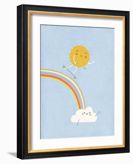 Ride The Rainbow-Clara Wells-Framed Giclee Print