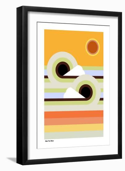 Ride the Wave Sunrise-Frances Collett-Framed Giclee Print