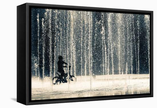 Ride Through the Drops-Ehsan Razzazi-Framed Premier Image Canvas